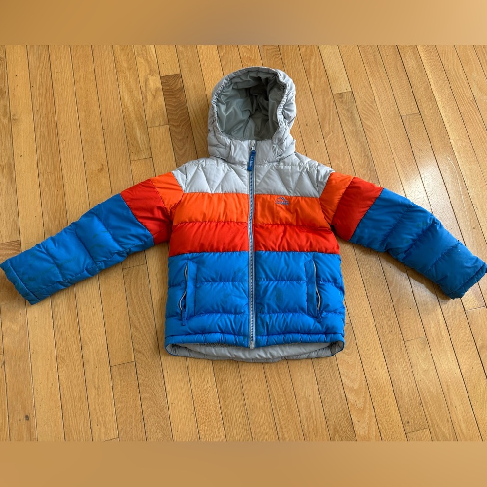 Kid’s LL Bean down jacket. Size 8